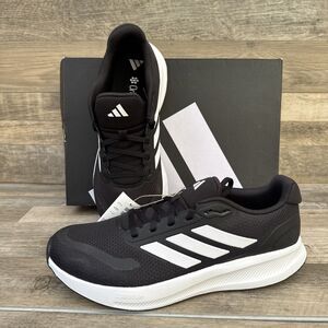 Adidas Runfalcon 5 Men’s Running Shoes Black White Size 11 New IH7758